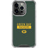 NFL Green Bay Packers Green Performance Series iPhone 16 Pro Clear Case